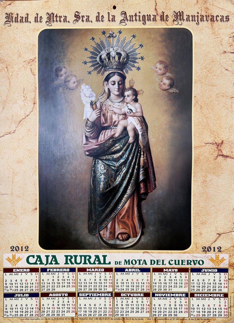 Calendario de 2012