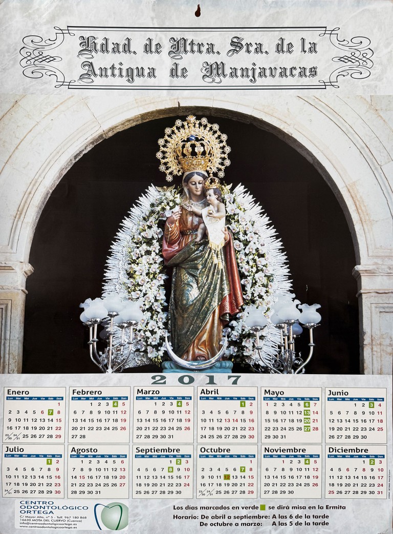 Calendario de 2017