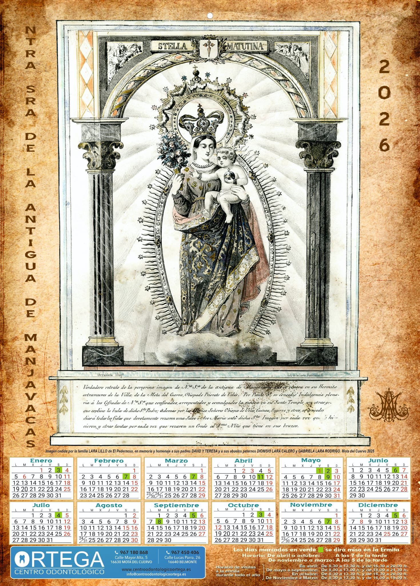 Calendario de 2026