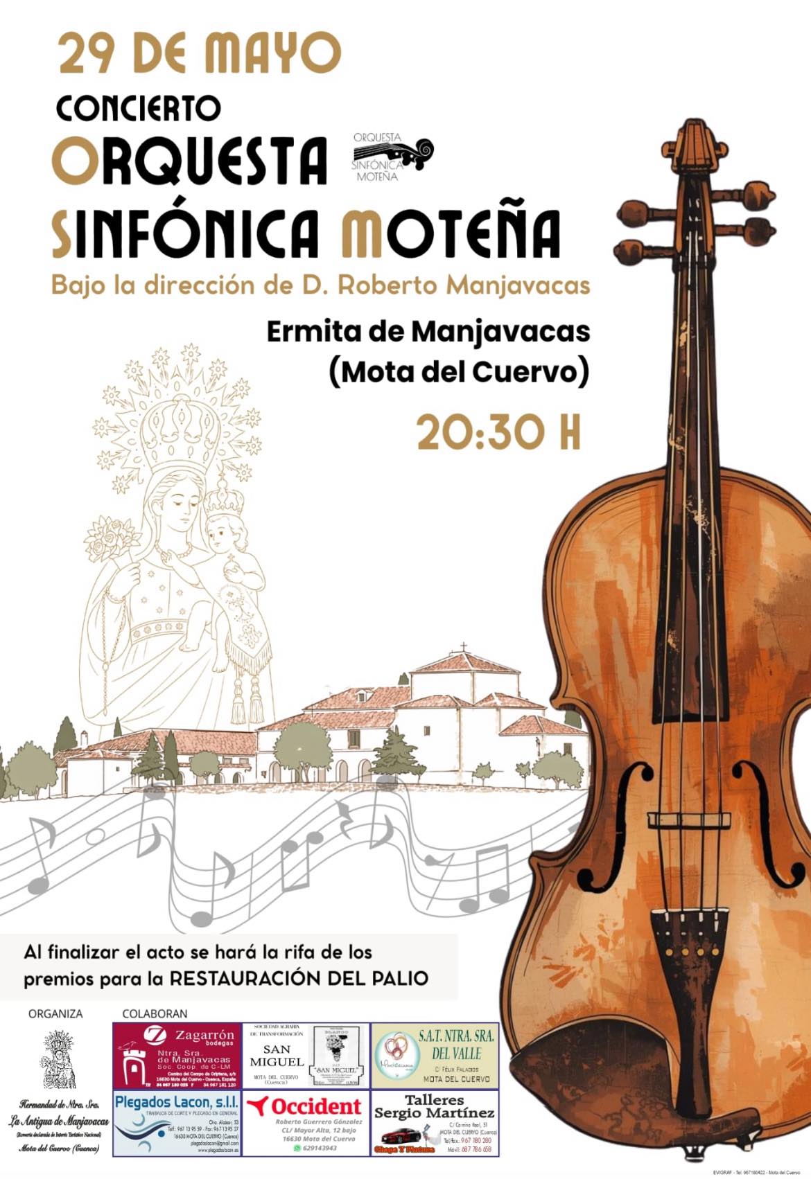 Cartel anunciador del Concierto