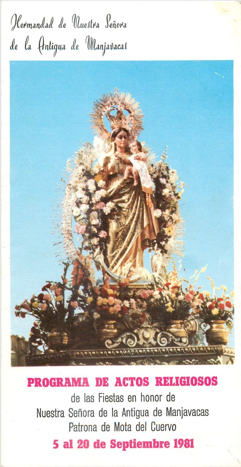 Programa de las fiestas de 1981