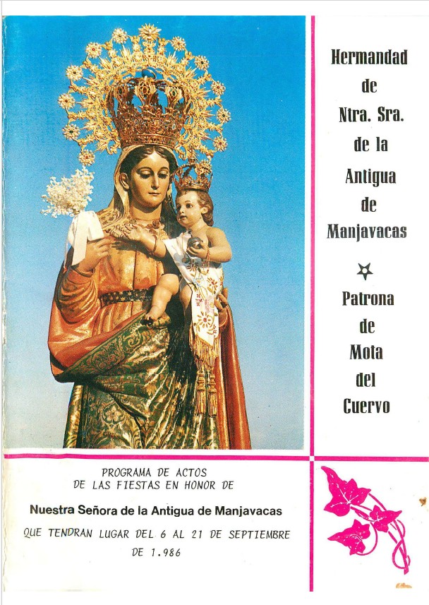 Programa de las fiestas de 1986
