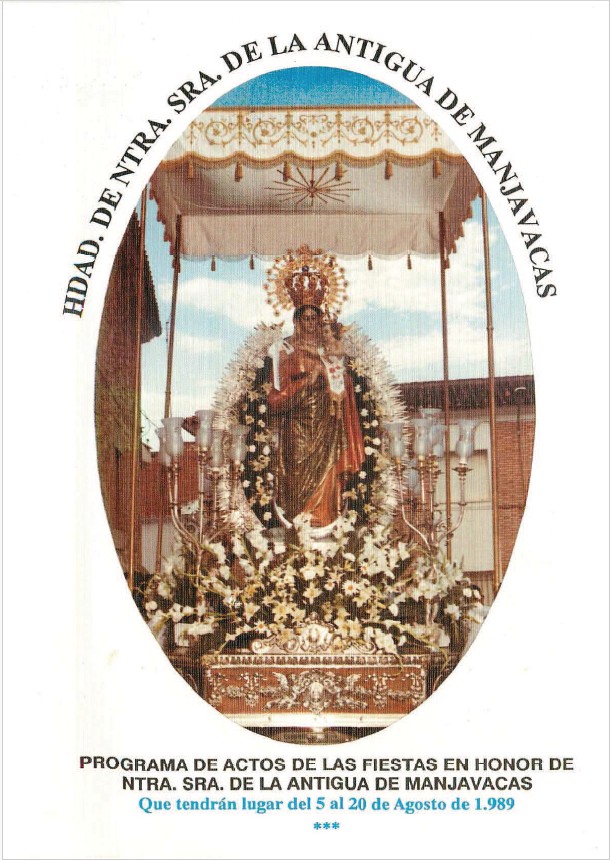 Programa de las fiestas de 1989