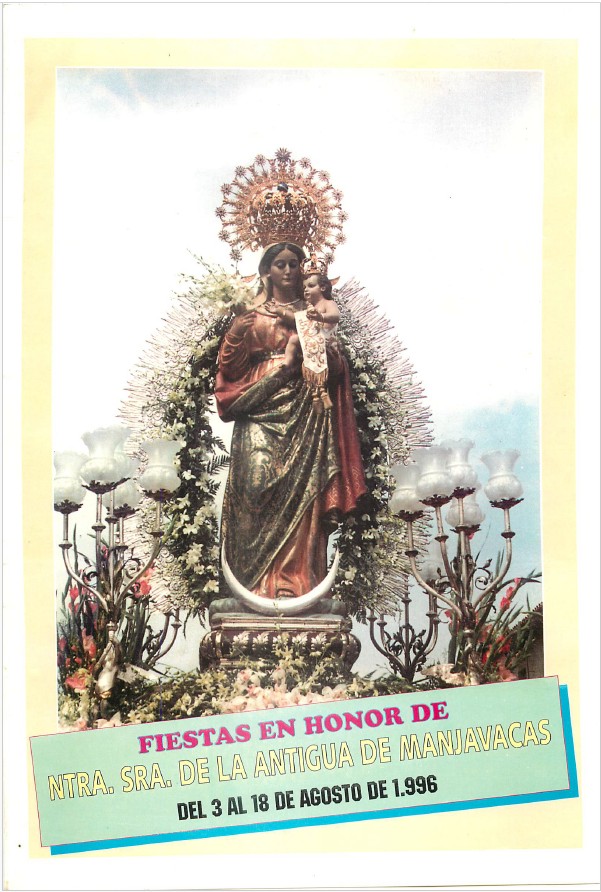Programa de las fiestas de 1996