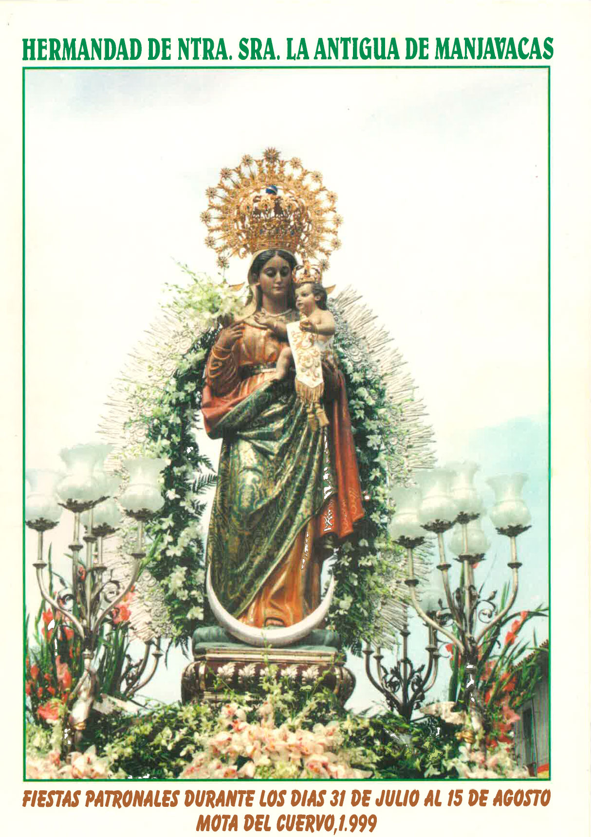 Programa de las fiestas de 1999